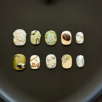 Colorful and Cute Artistic Nail Art